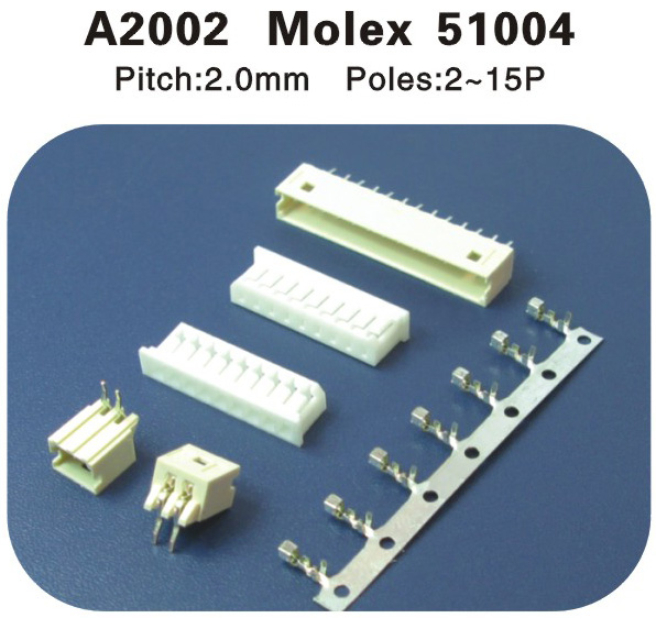  Molex 51004連接器 A2002